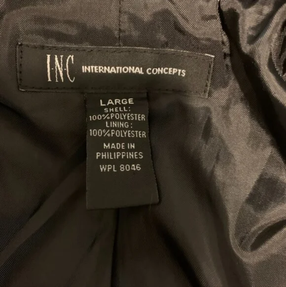 INC International Concepts Multicolor Floral Artsy Blazer Size L - Picture 3 of 4